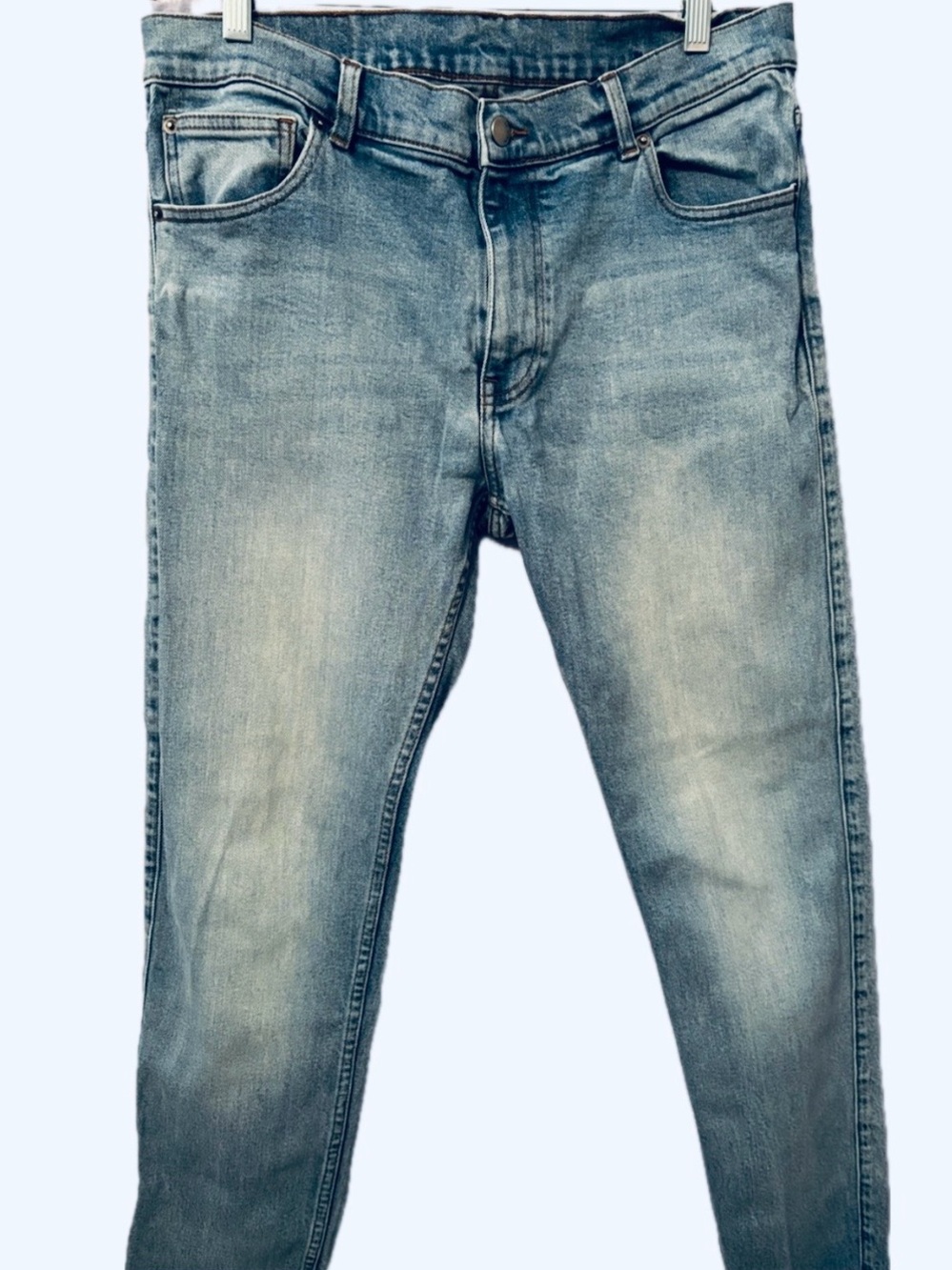 Dr. Denim Clark Shaded Mid Blue G54 Skinny Jeans 34/32